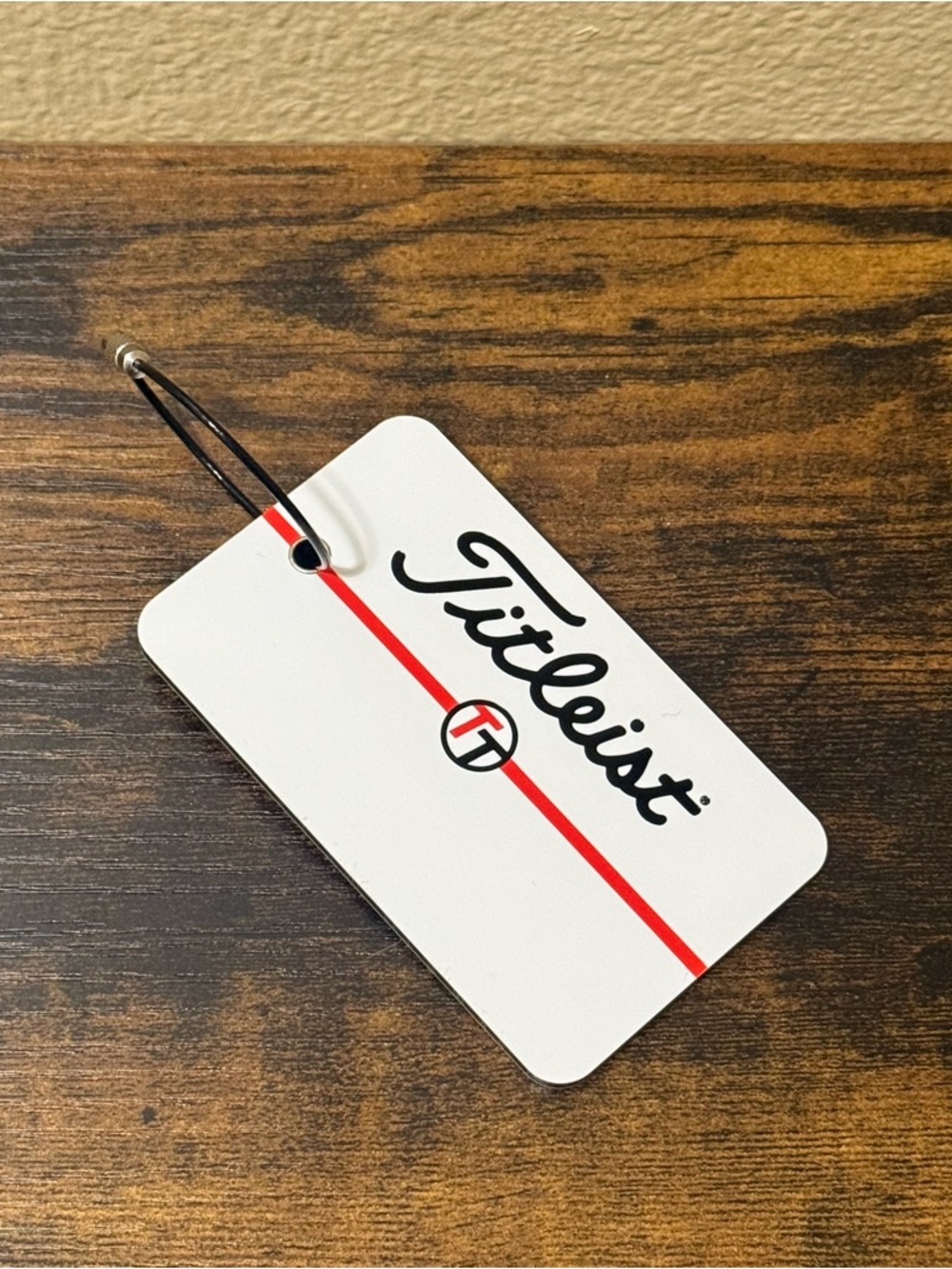 NEW - White Rectangular Team Titleist Golf Bag Tag - Picture 2 of 7